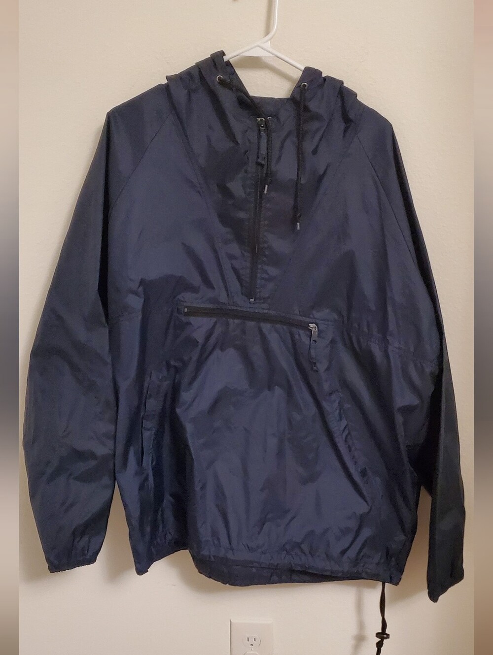 Vintage 90s Y2K Old Navy Pullover Windbreaker Anorak Packable Jacket Size Large